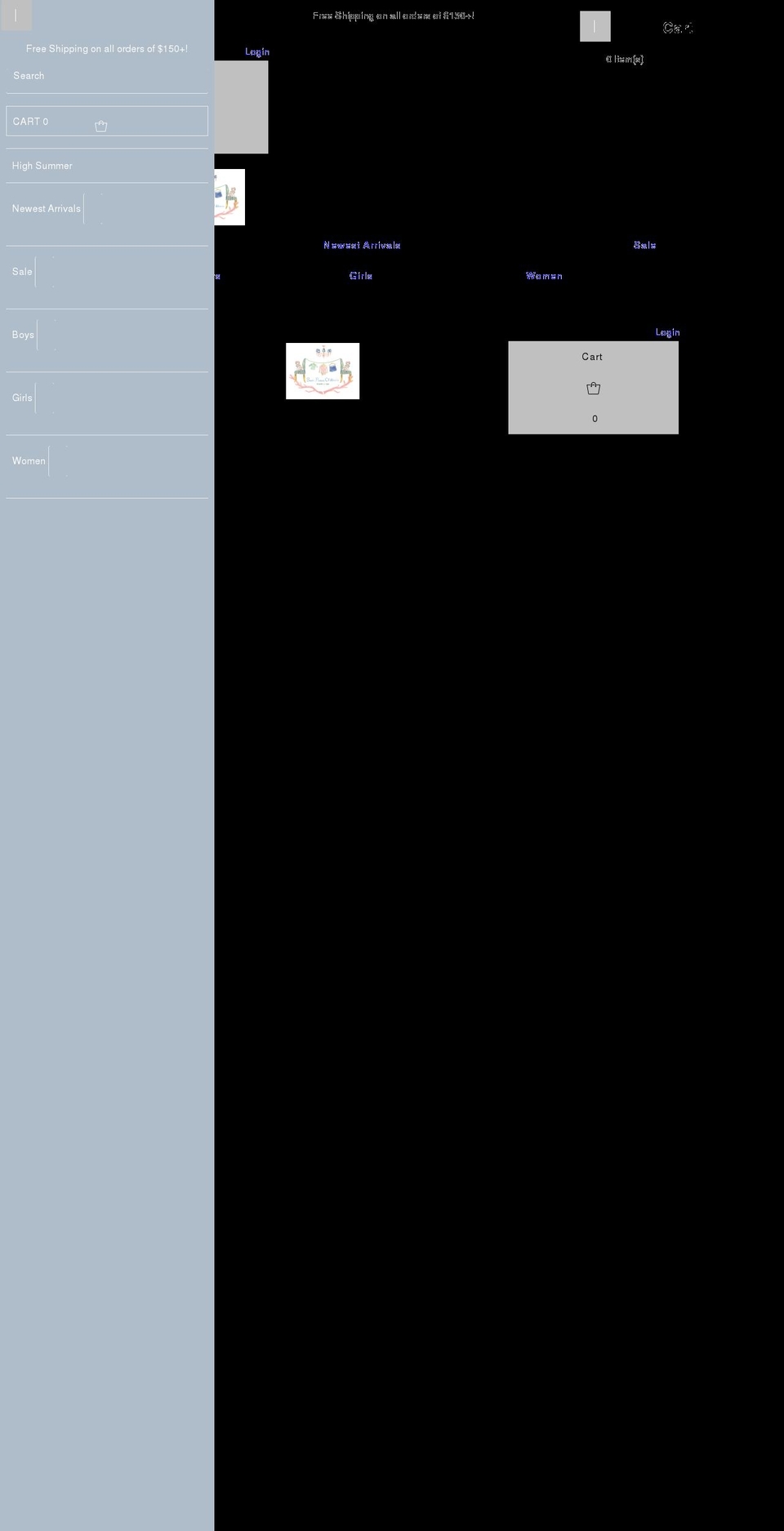 sunhousechildrens.com shopify website screenshot