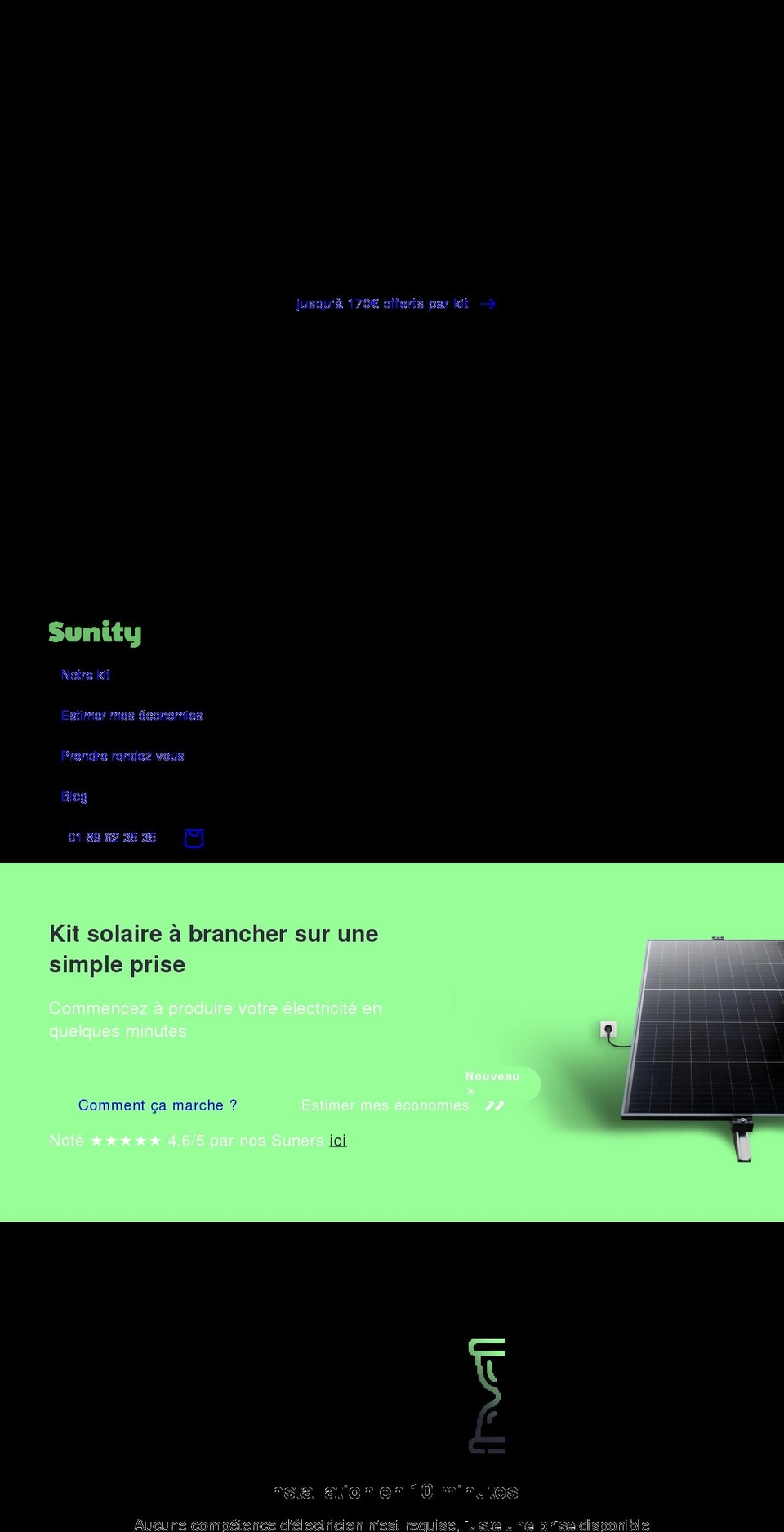 sunity.fr shopify website screenshot