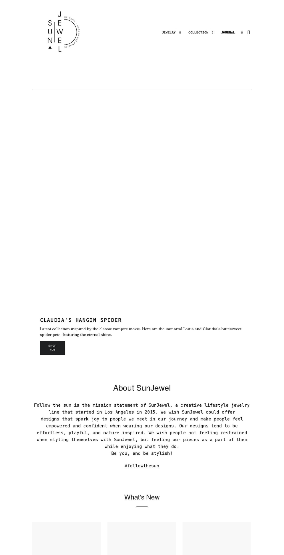 sunjewel.online shopify website screenshot