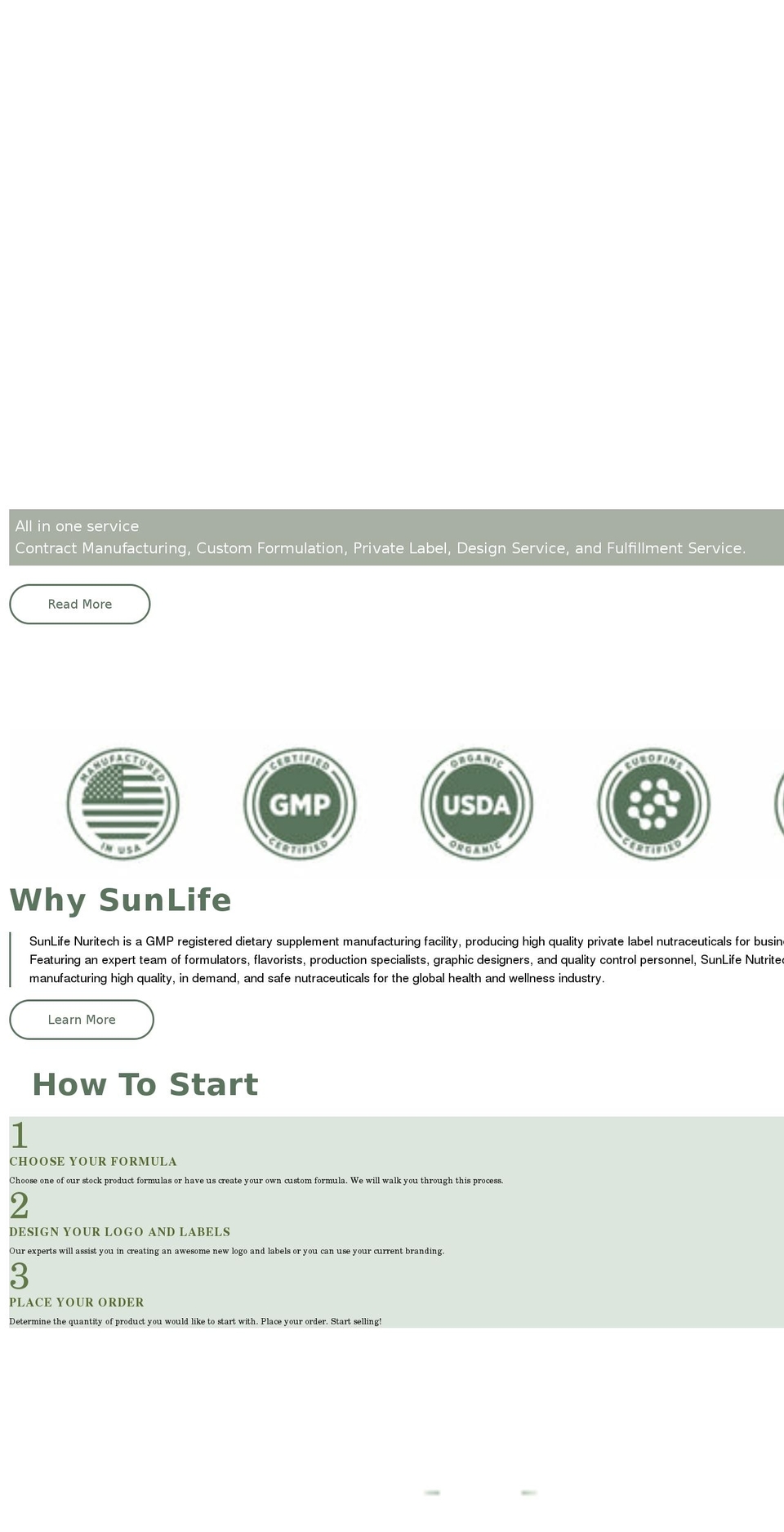sunlifemed.com shopify website screenshot
