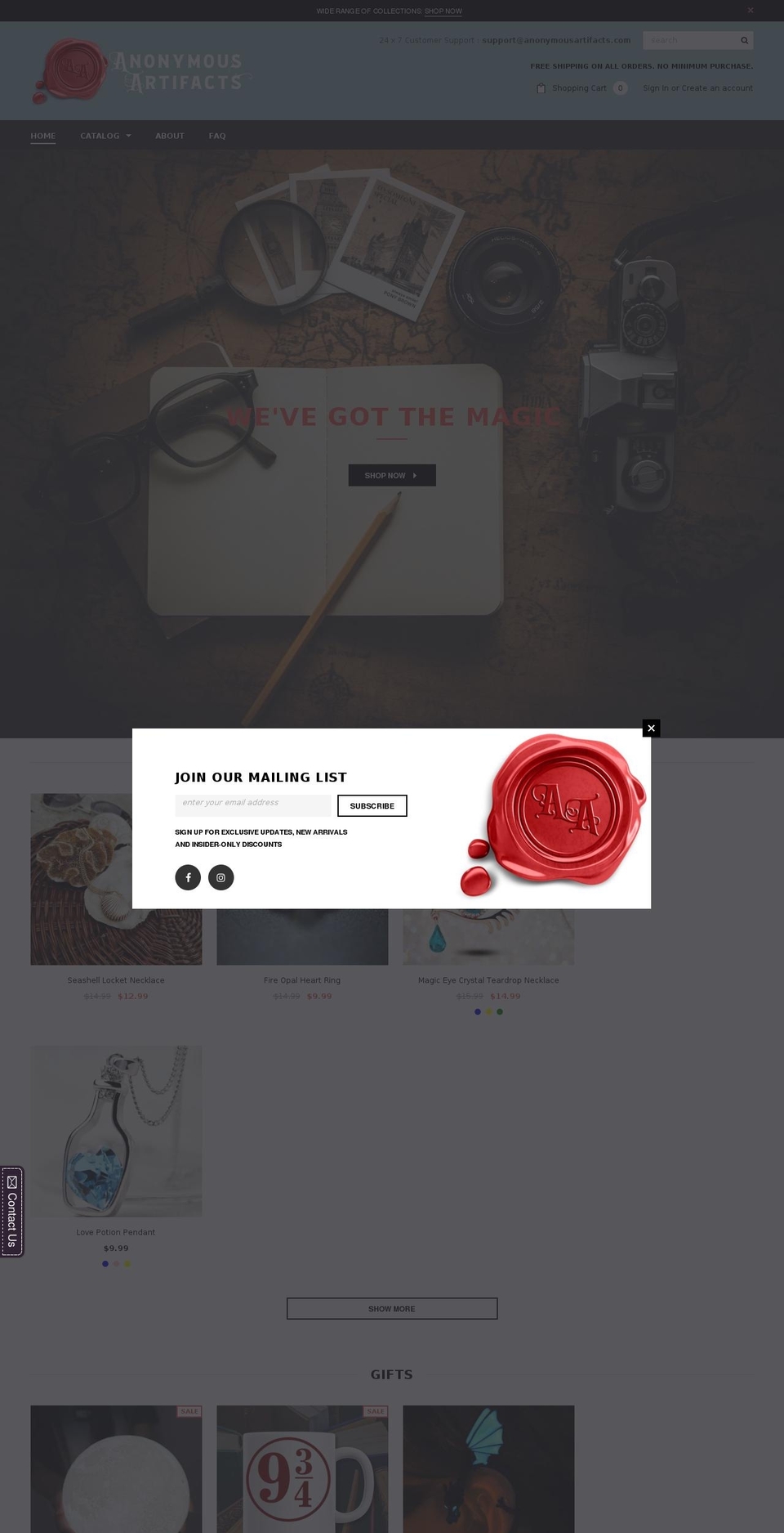 sunlighthurtsmyeyes.com — Shopify storefront screenshot