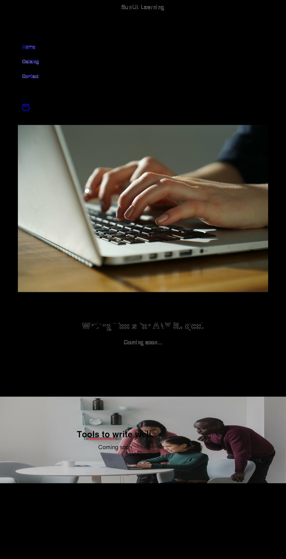 sunlitlearning.com shopify website screenshot
