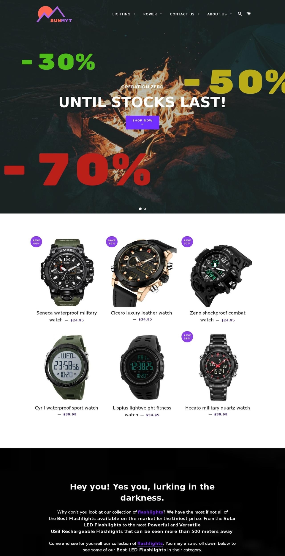 sunmyt.com — Shopify storefront screenshot
