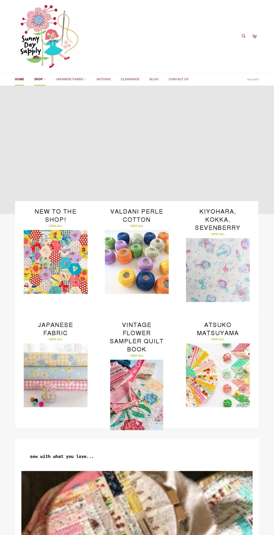 sunny-day-supply.myshopify.com shopify website screenshot