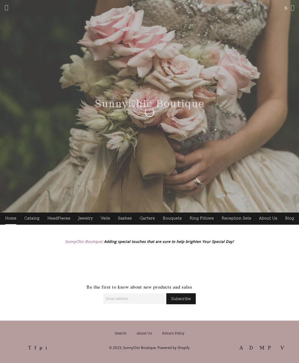 sunnychic-boutique.com shopify website screenshot