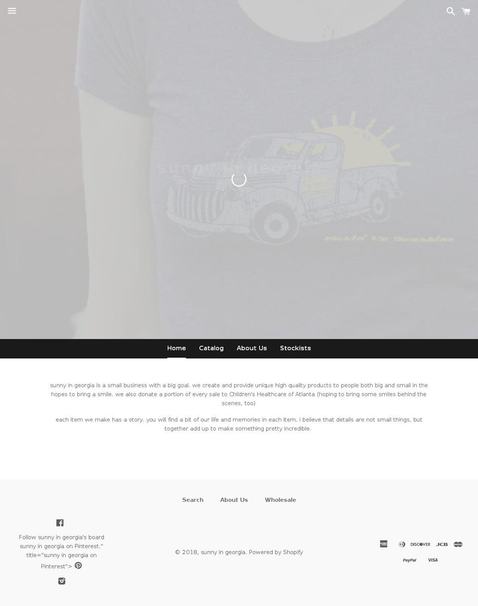 sunnyinga.com — Shopify storefront screenshot