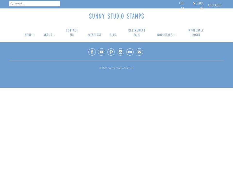 sunnystudiosstamps.com — Shopify storefront screenshot