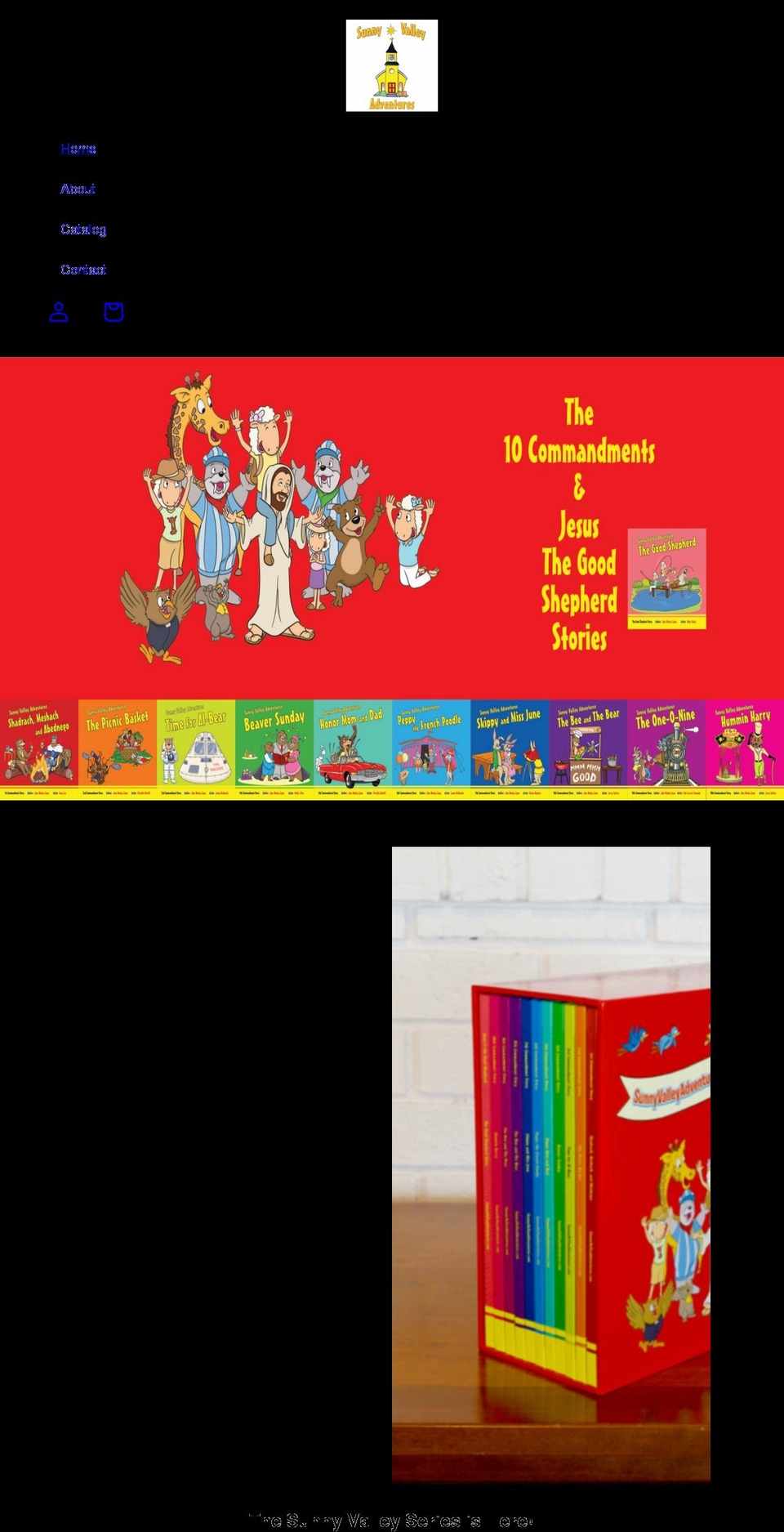 sunnyvalleyadventures.com shopify website screenshot