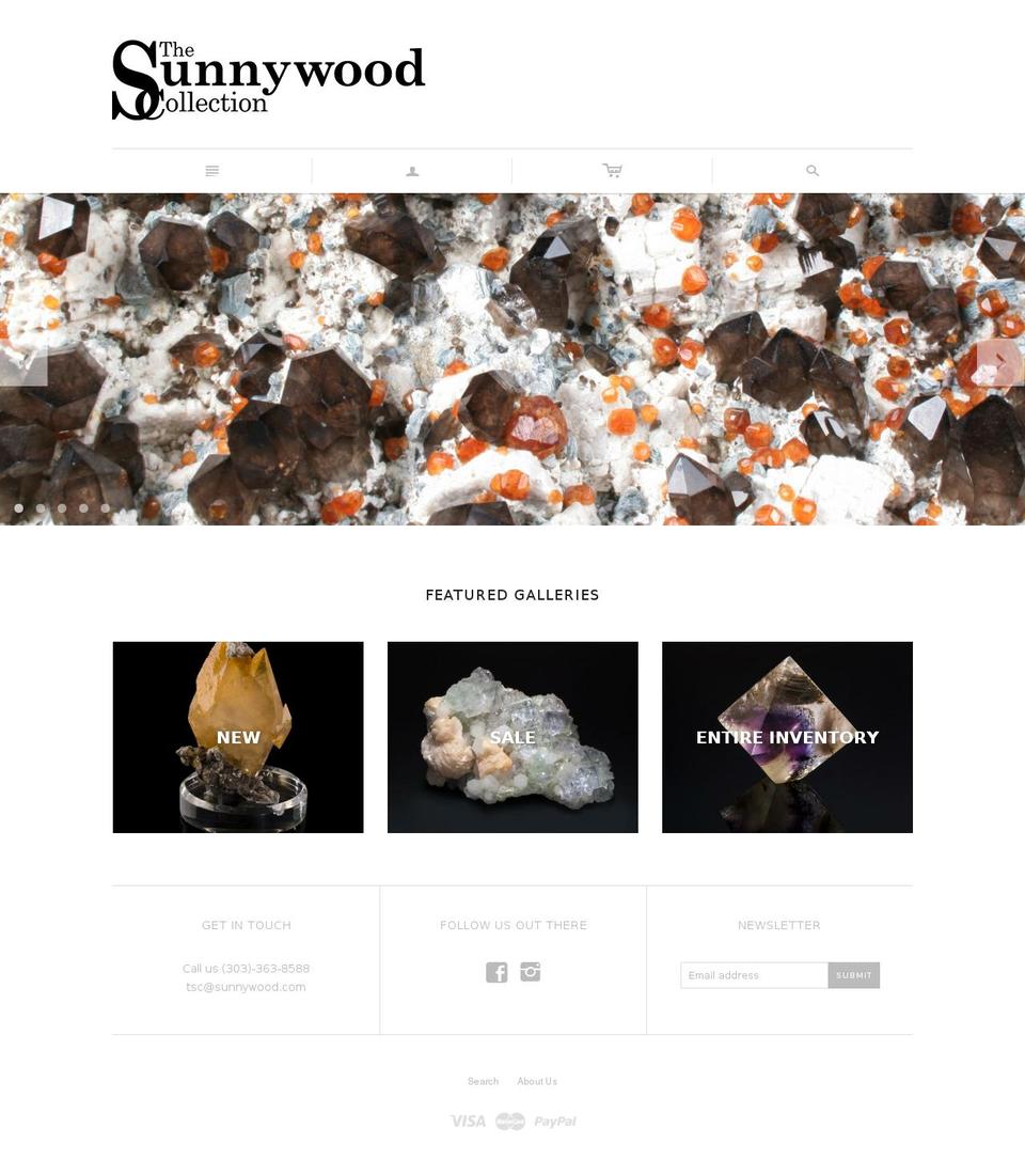 sunnywood.com shopify website screenshot