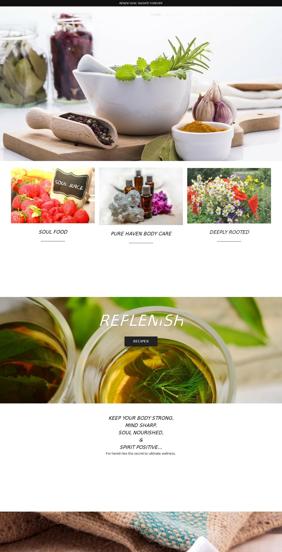 sunraewellness.com shopify website screenshot
