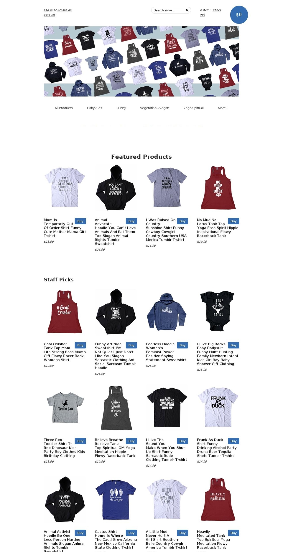 sunrayclothing.com — Shopify storefront screenshot