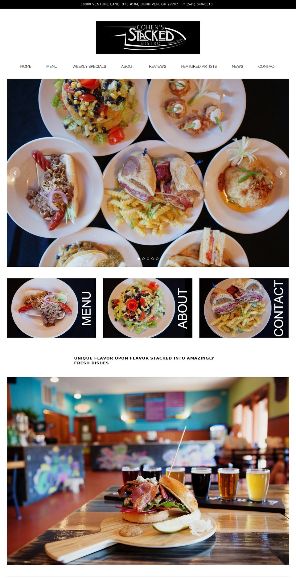 sunriverrestaurant.com shopify website screenshot