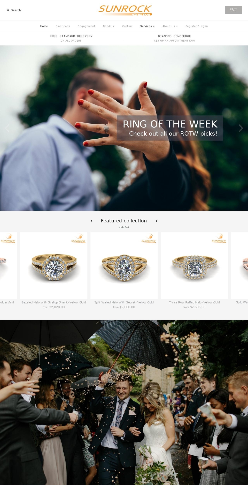 sunrockgem.com shopify website screenshot