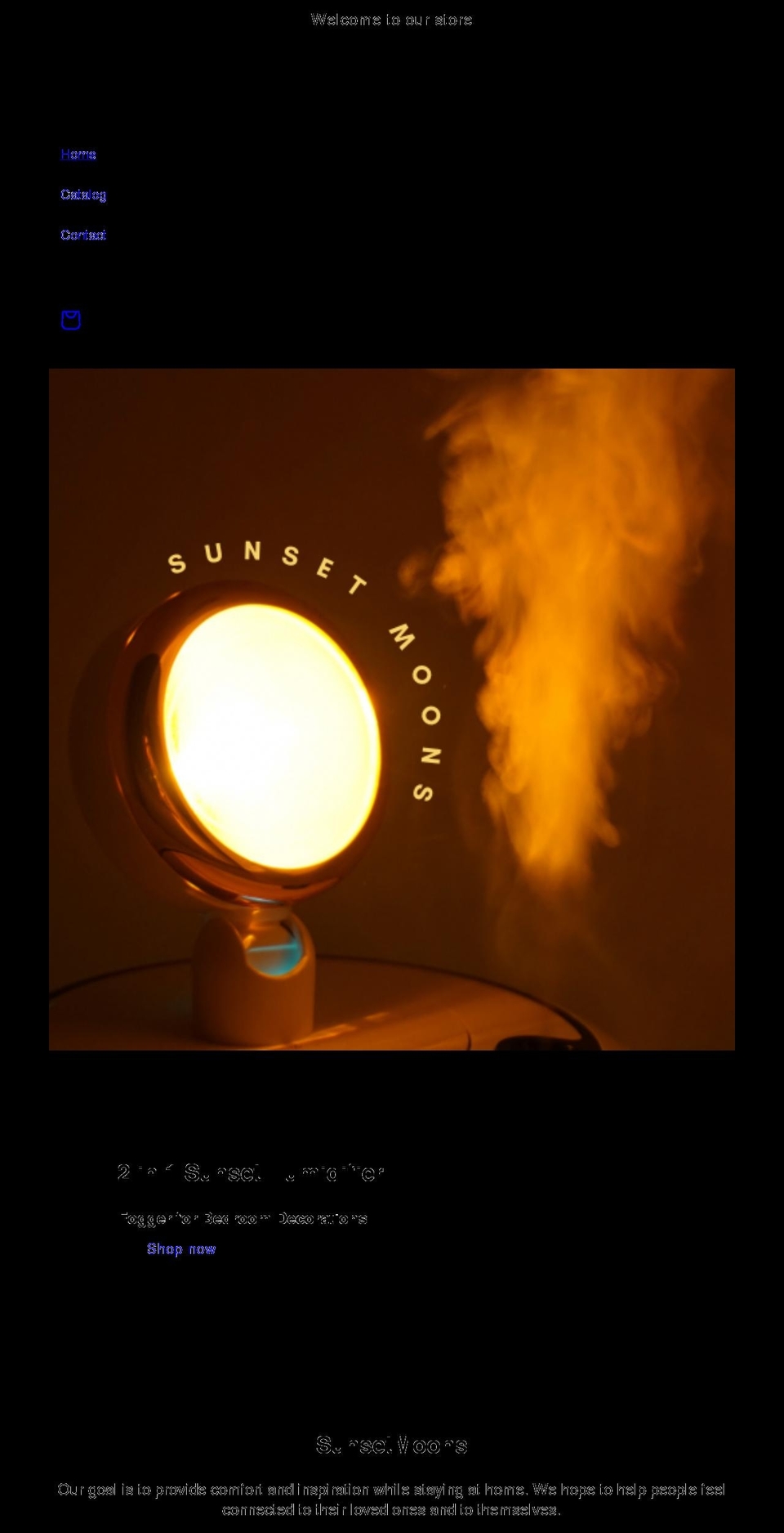 sunsetmoons.com shopify website screenshot