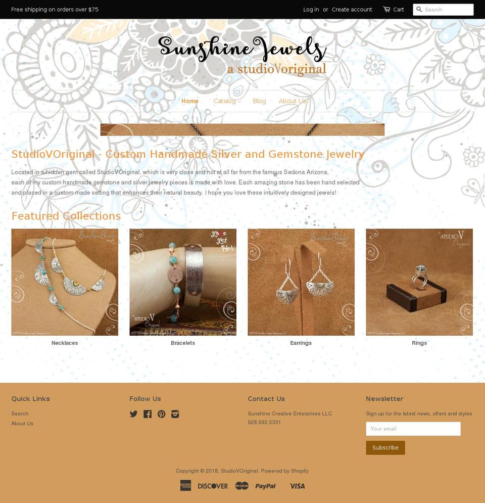sunshinecreativeent.com — Shopify storefront screenshot
