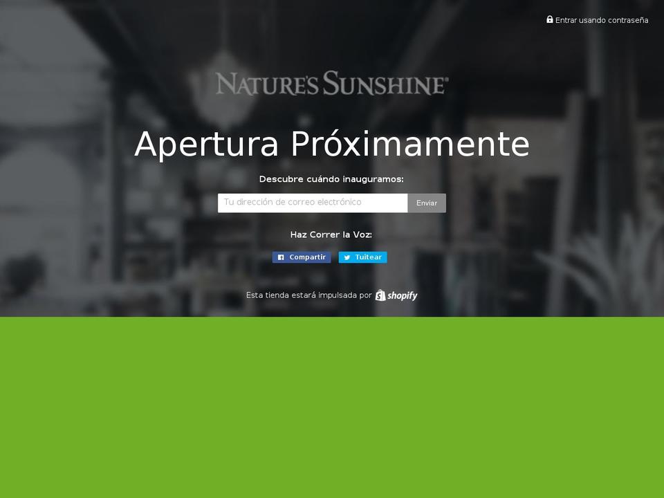 sunshinemexico.com shopify website screenshot