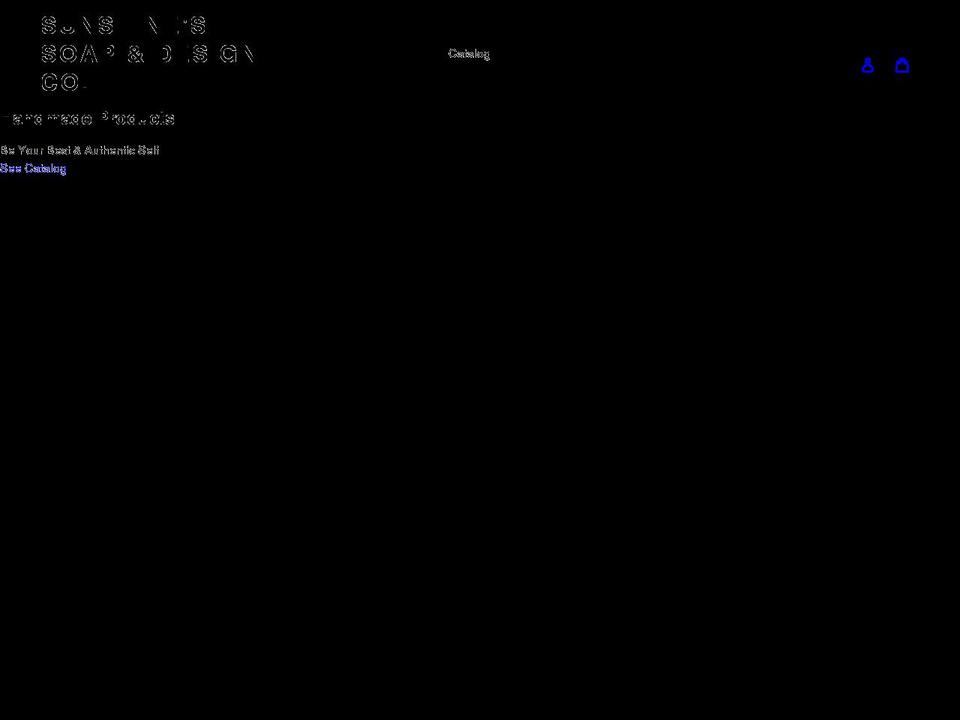 sunshinesoapdesignco.com shopify website screenshot