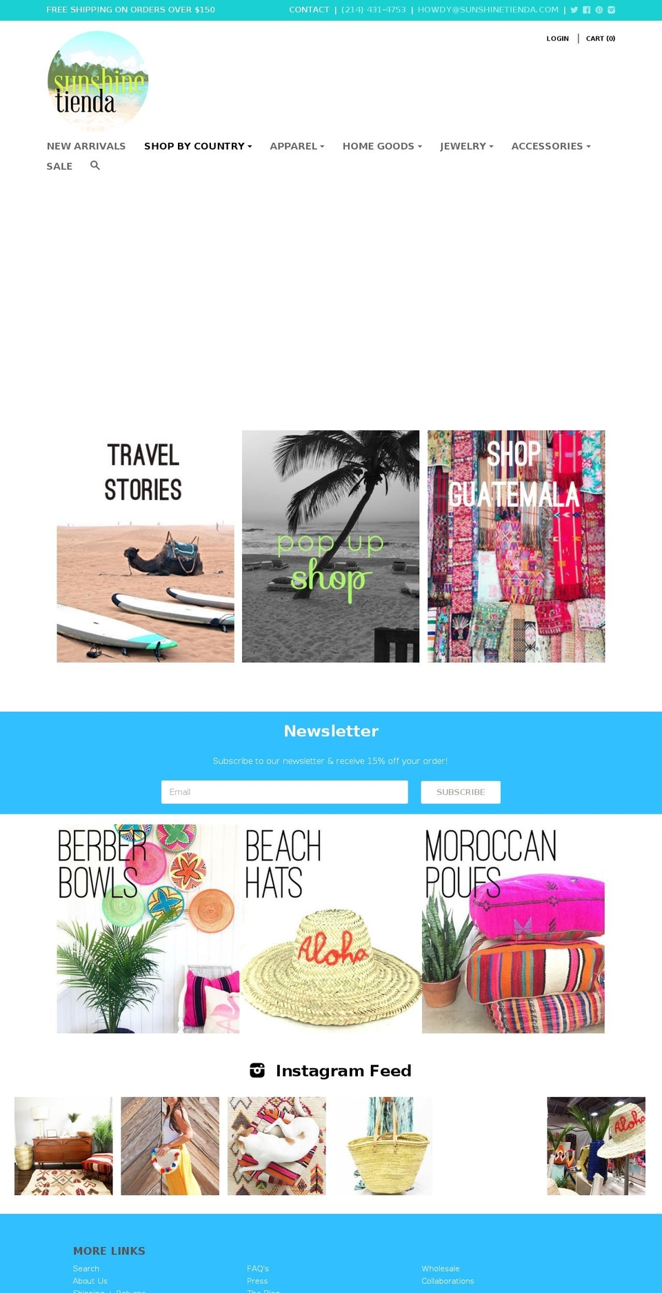 sunshinetienda.com shopify website screenshot