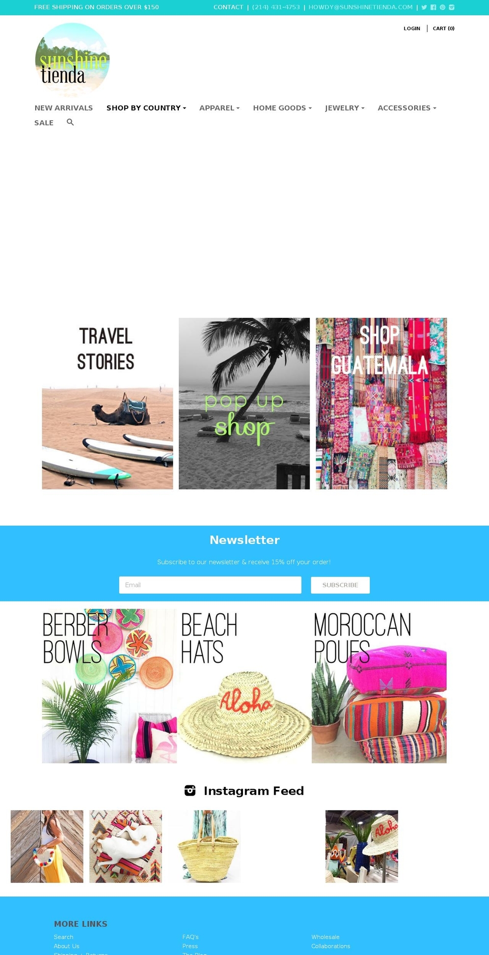 sunshinetienda.net shopify website screenshot