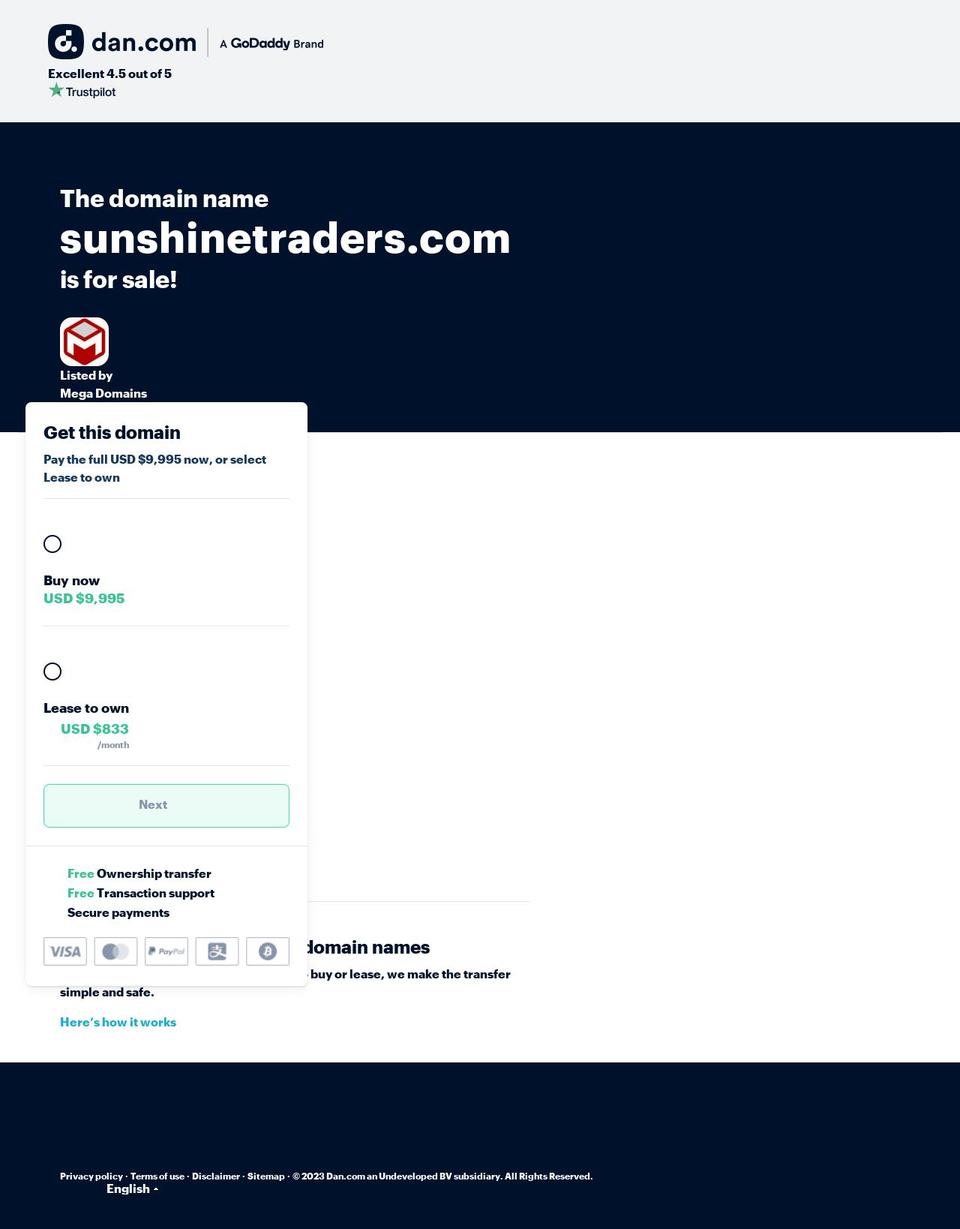 Laura Shopify theme site example sunshinetraders.com