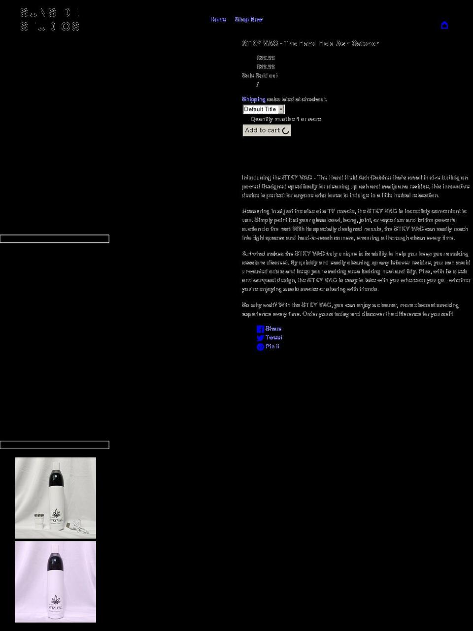 sunsidestudios.com shopify website screenshot