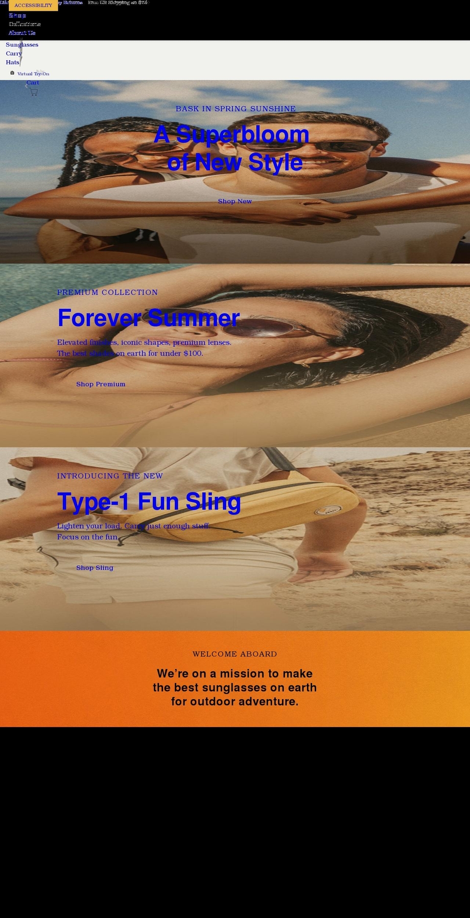 sunski.myshopify.com — Shopify storefront screenshot