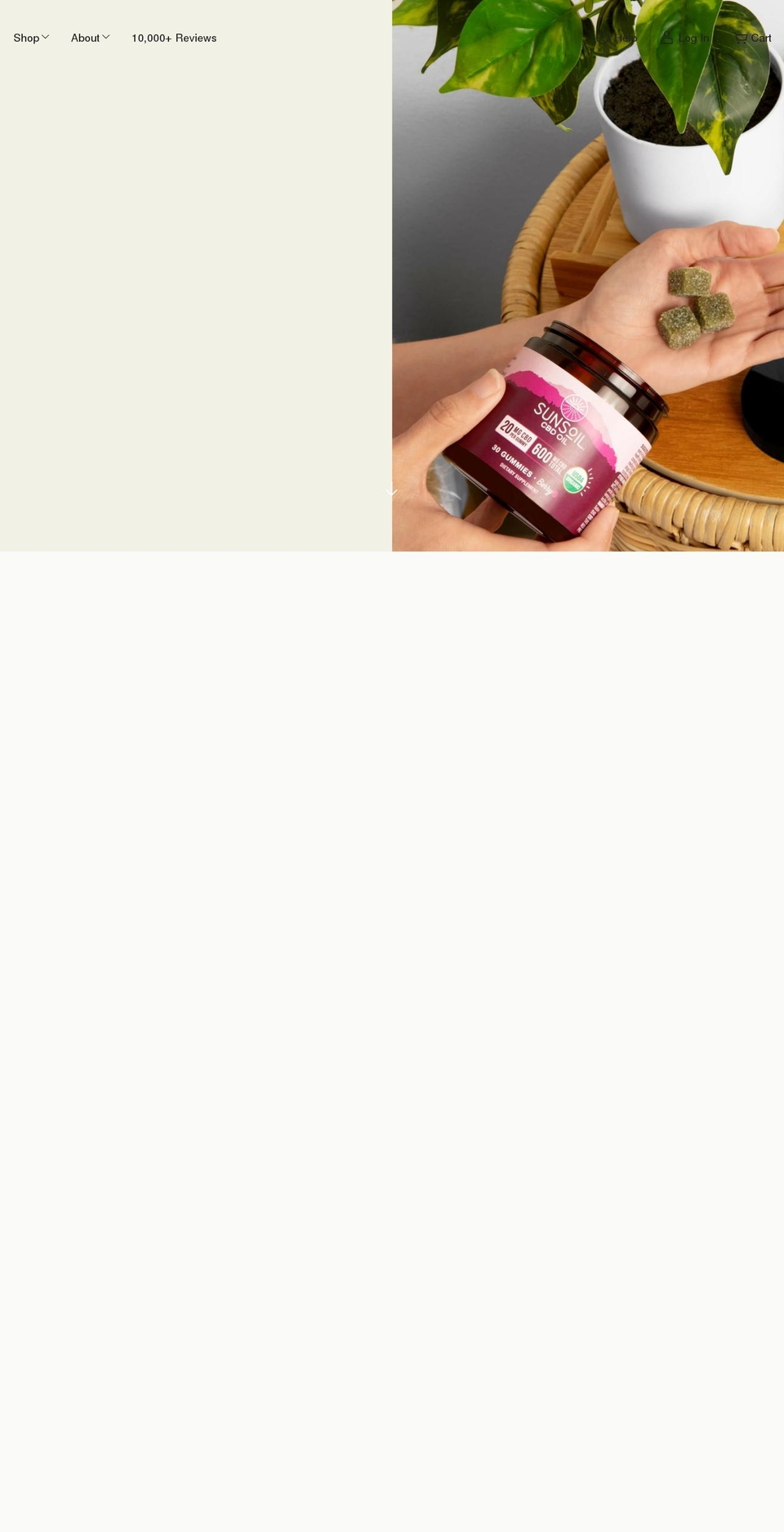 sunsoil.com shopify website screenshot