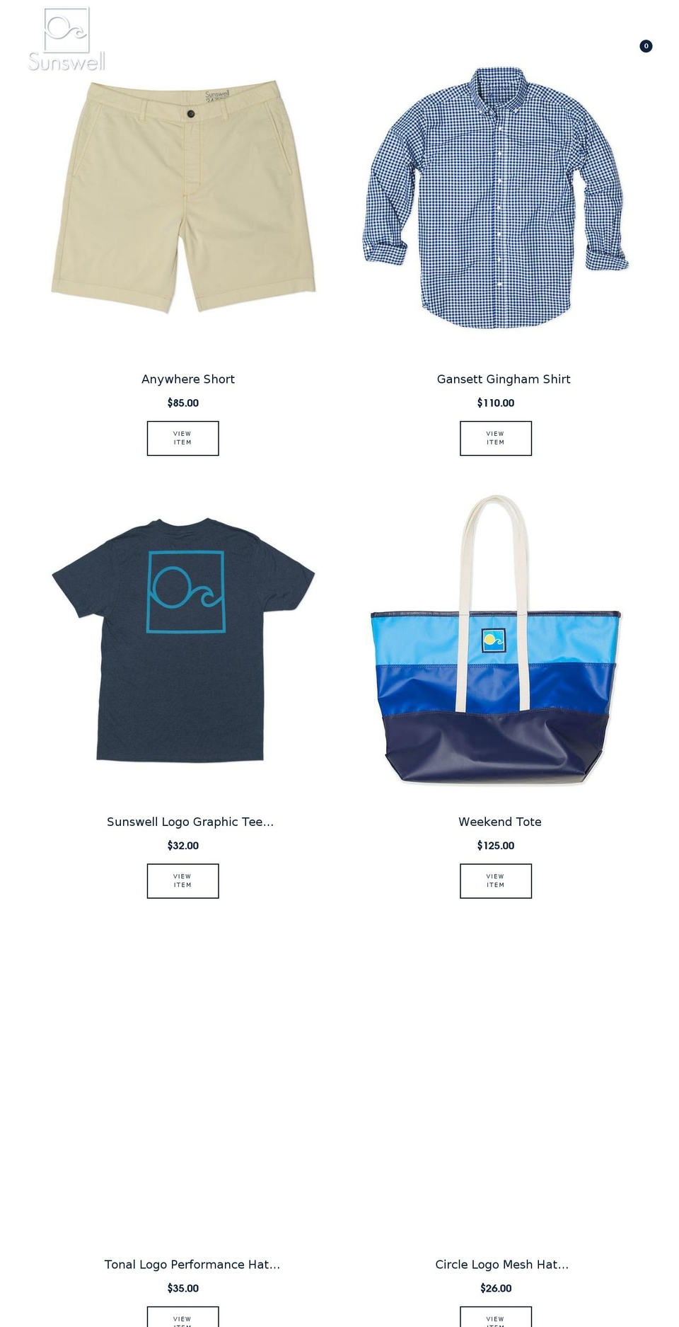 sunswell.co shopify website screenshot