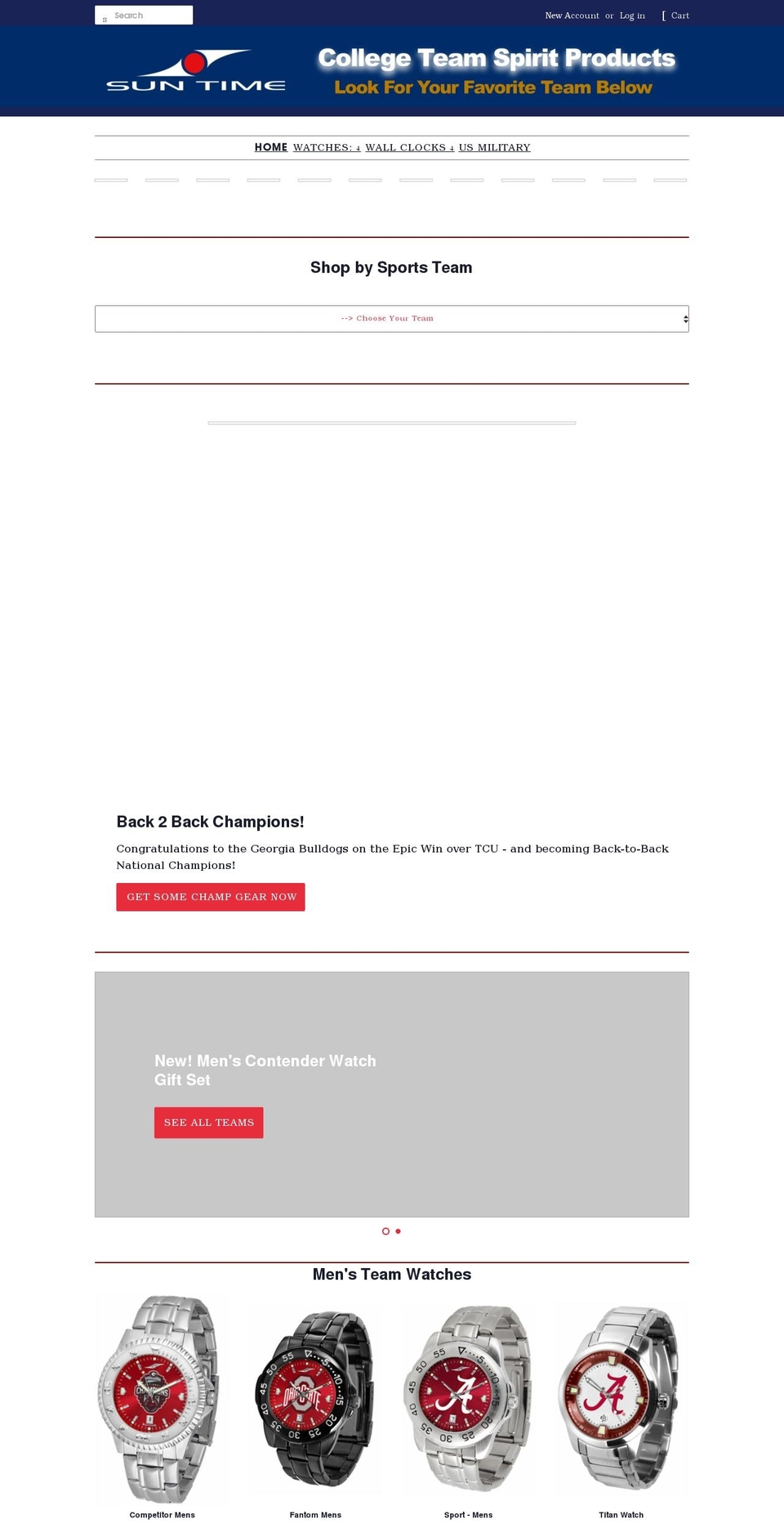suntimedirect.com shopify website screenshot