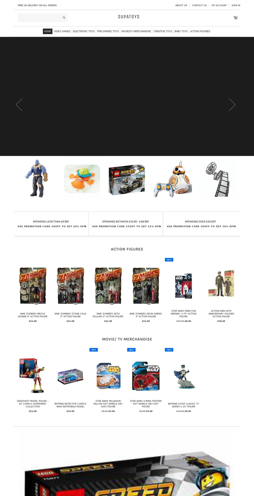 supatoys.com — Shopify storefront screenshot