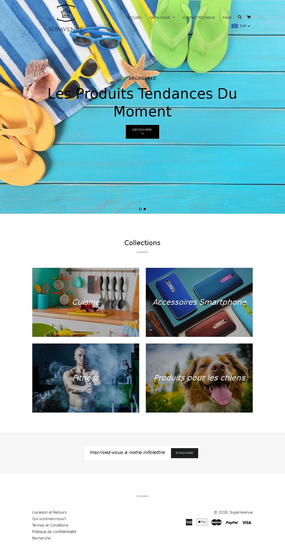 supavenue.com — Shopify storefront screenshot