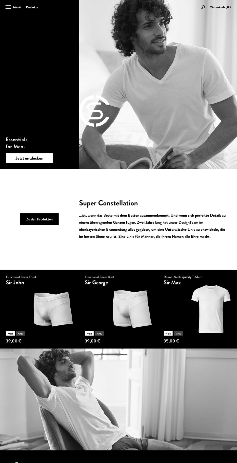 super-constellation.fashion shopify website screenshot