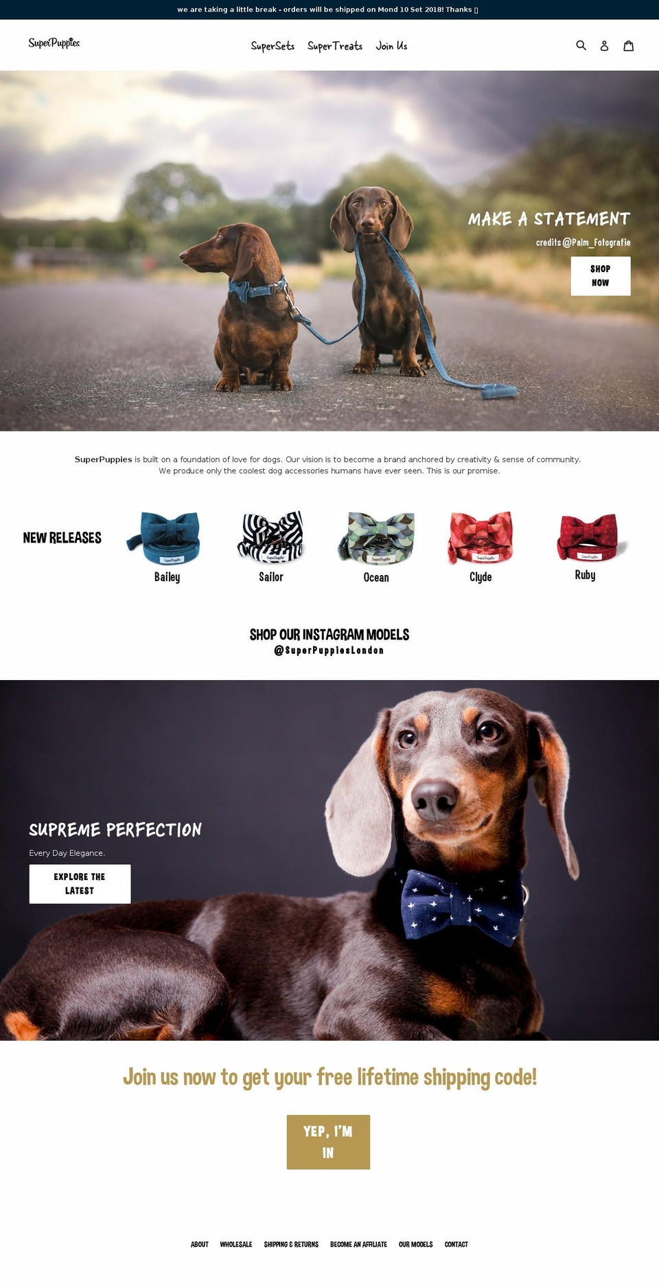 SPL WE DO IT Shopify theme site example super-puppies.com