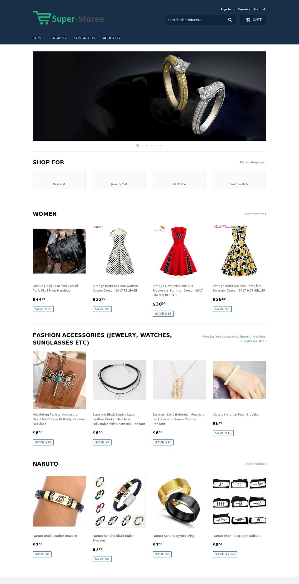 super-storee.com — Shopify storefront screenshot