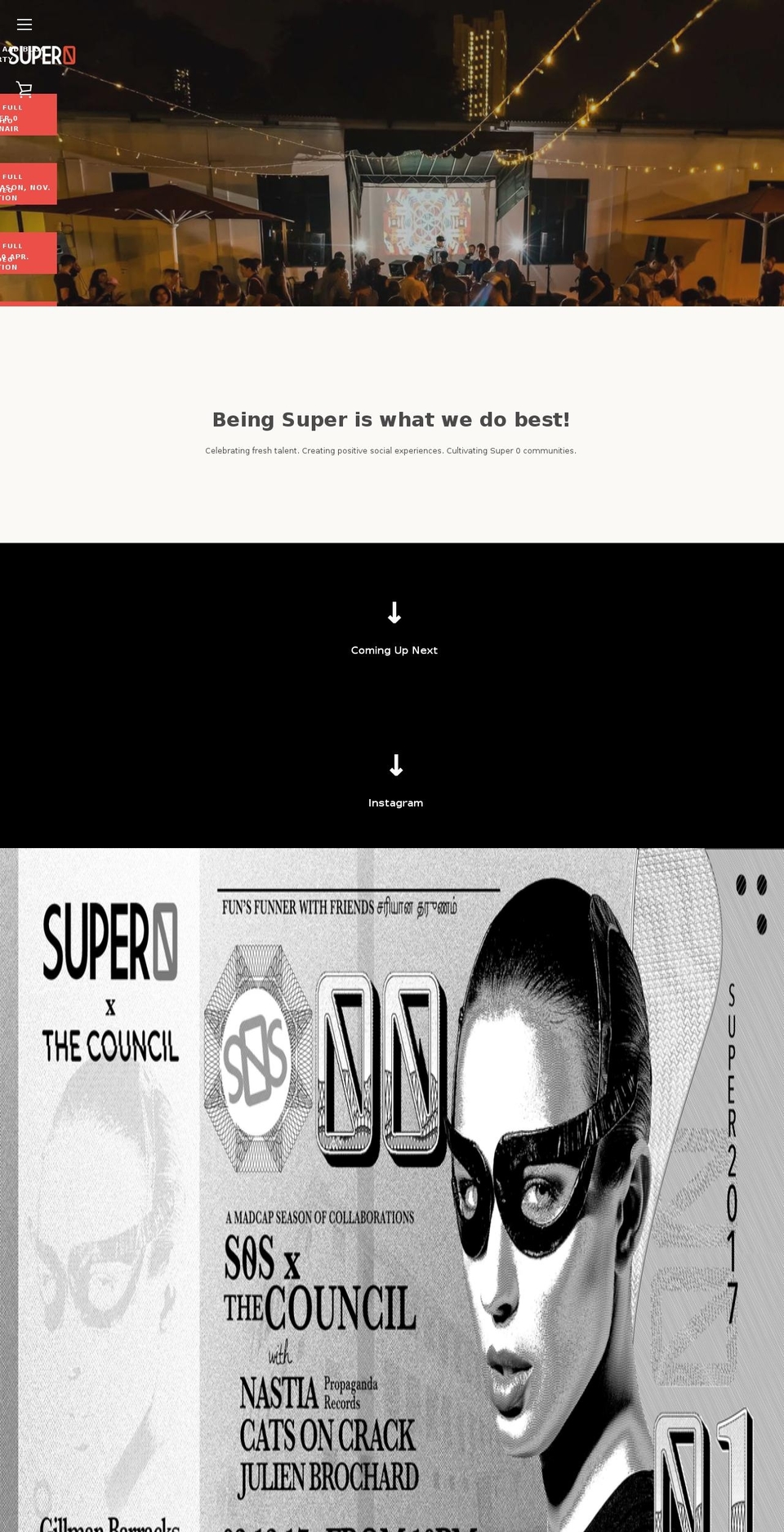 super0.sg shopify website screenshot