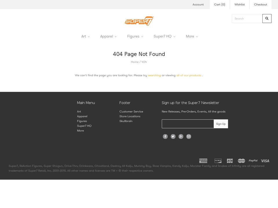 super7magazine.com shopify website screenshot