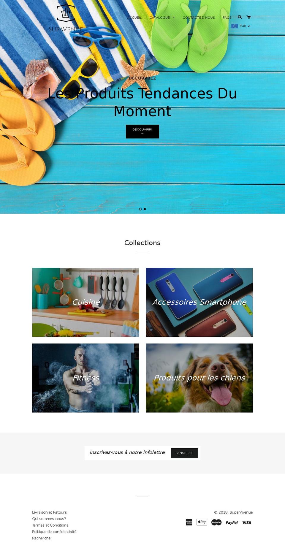 superavenue.myshopify.com — Shopify storefront screenshot