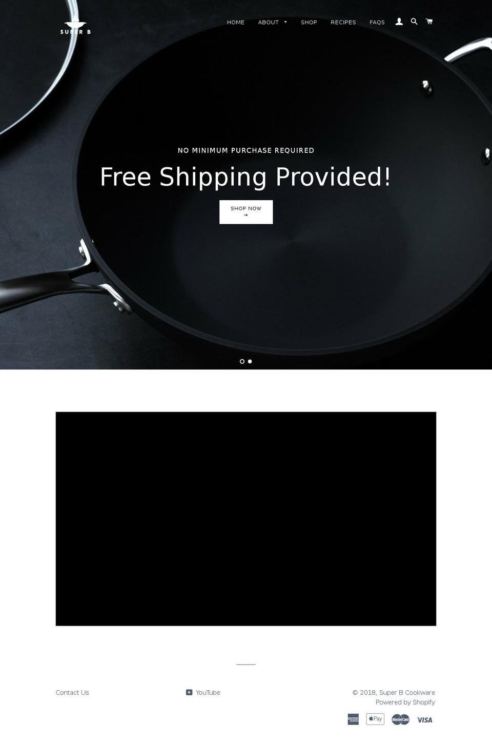 superb-cookware.com — Shopify storefront screenshot