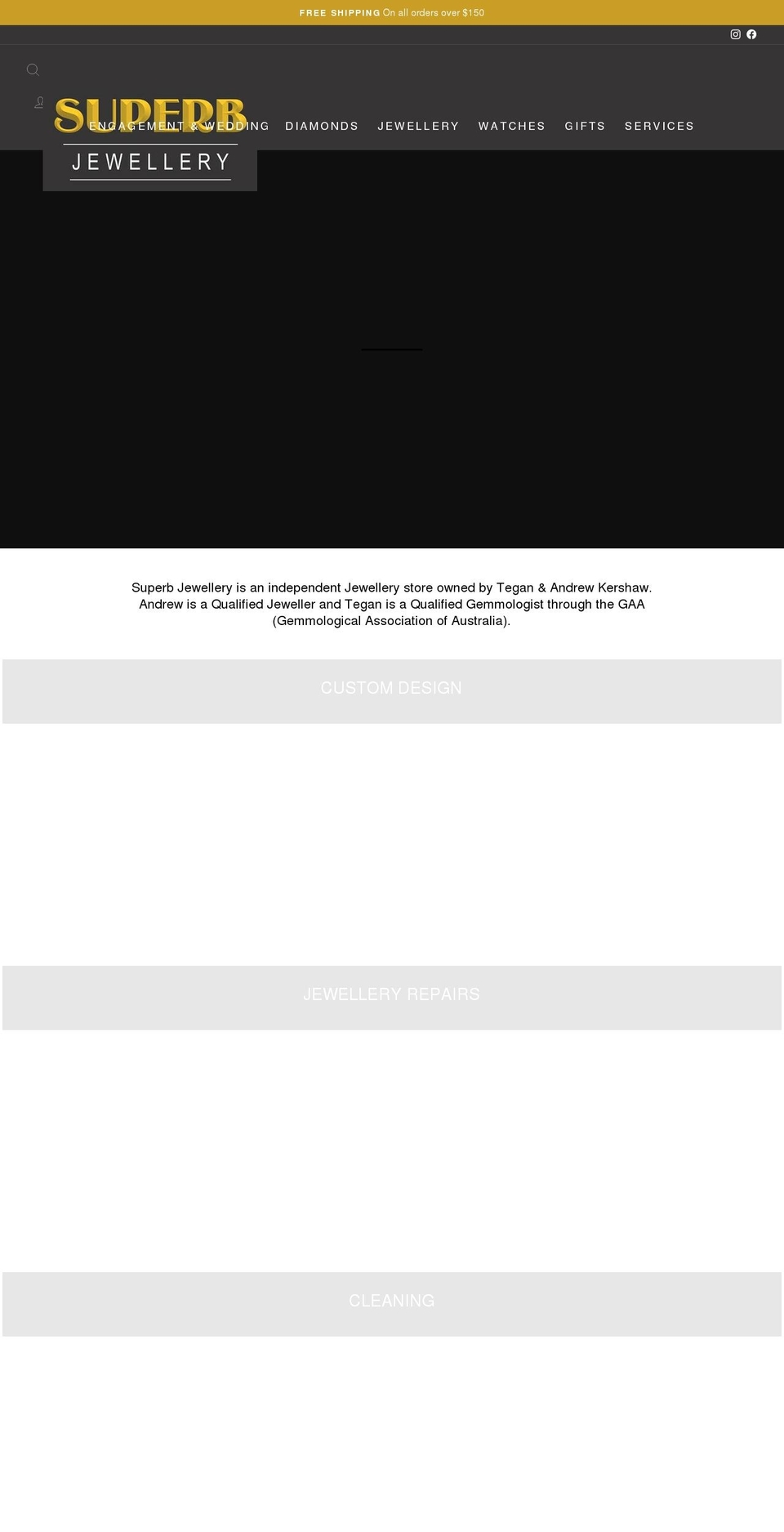 superbjewellery.com.au shopify website screenshot