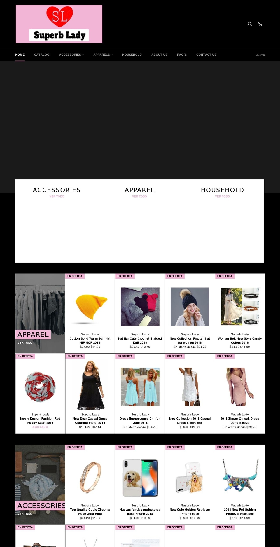 superblady.myshopify.com shopify website screenshot