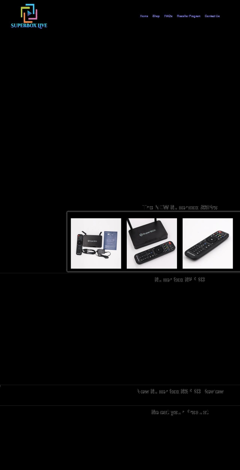 superboxlive.com shopify website screenshot