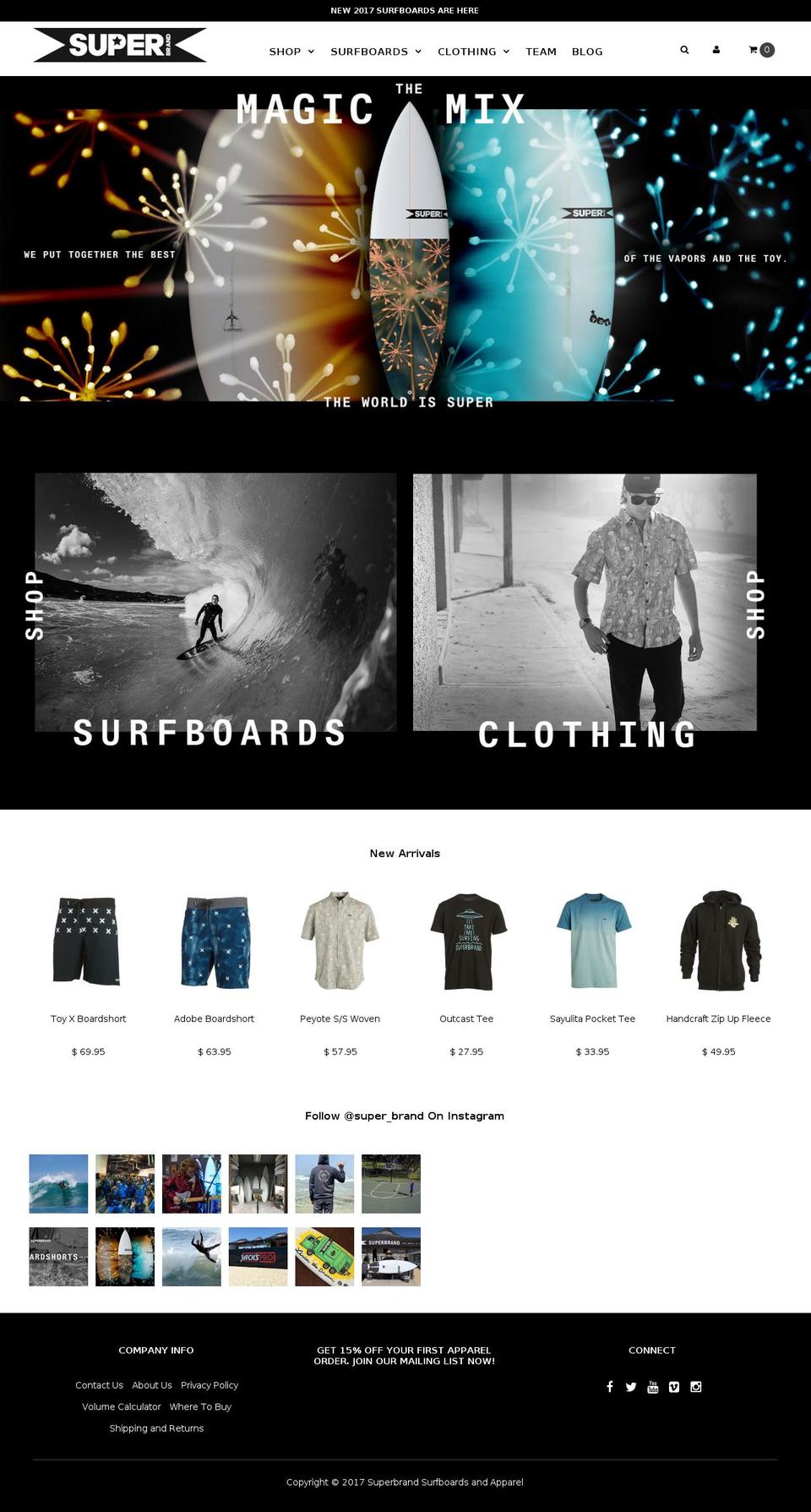 superbranded.com shopify website screenshot