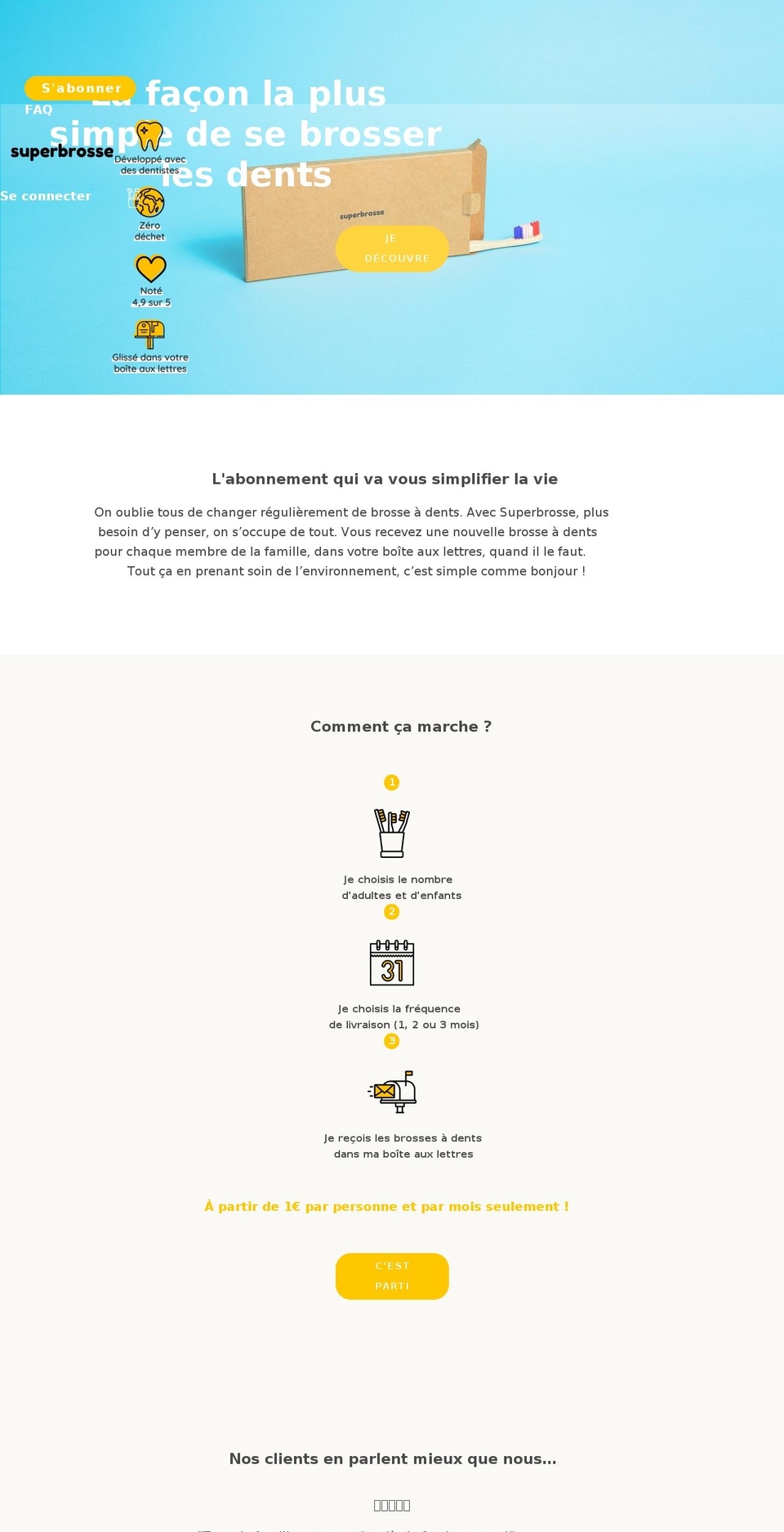 superbrosse.com shopify website screenshot