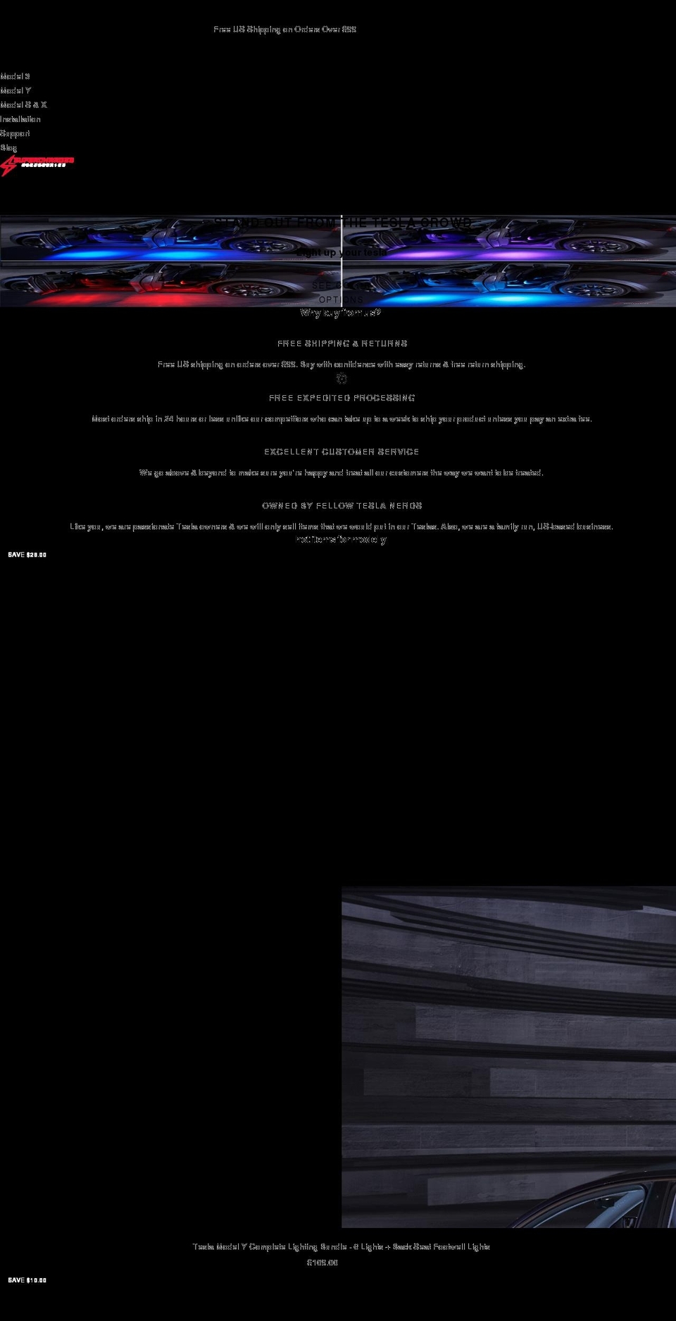 superchargedaccessories.com shopify website screenshot