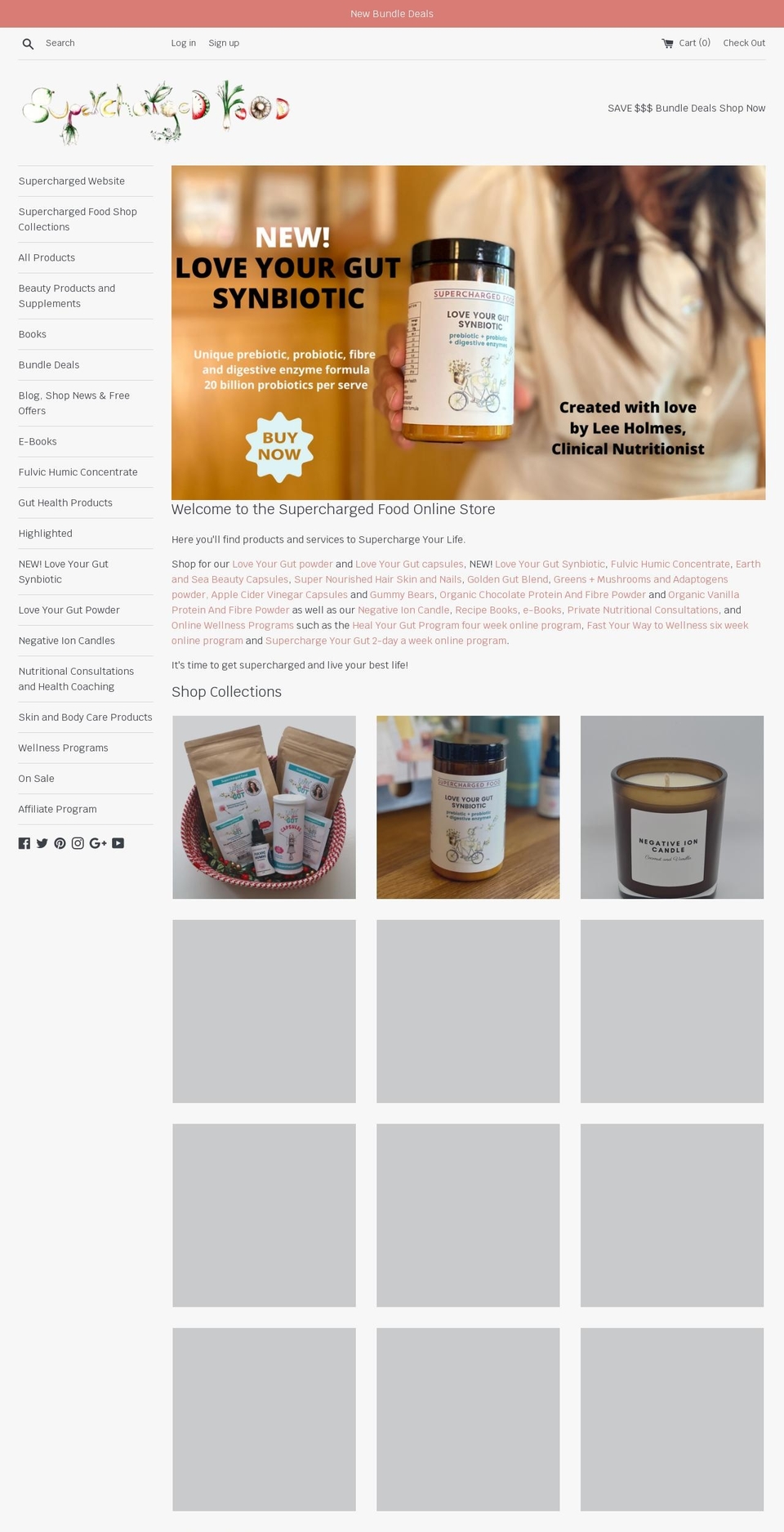 superchargedfood.myshopify.com shopify website screenshot