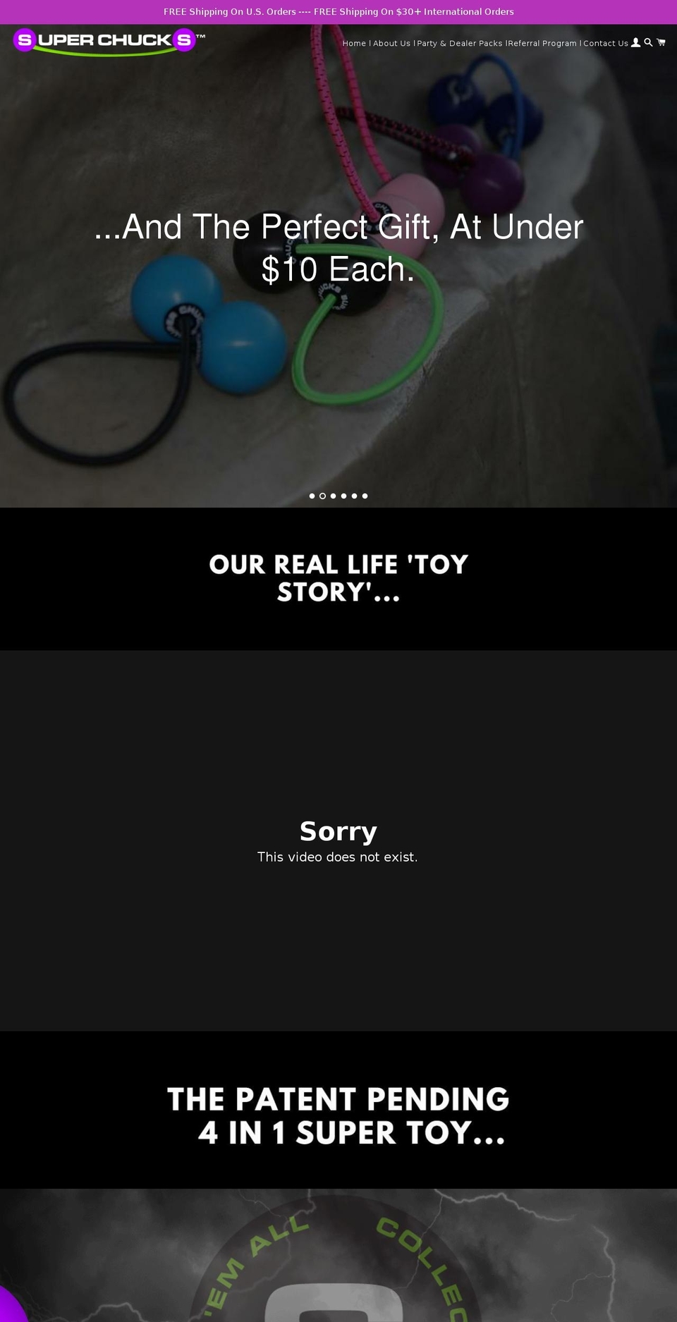 superchucks.com shopify website screenshot