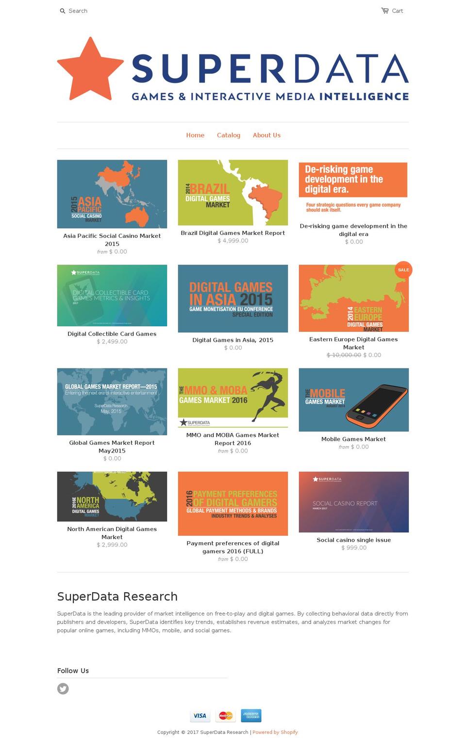 superdata-research.myshopify.com shopify website screenshot