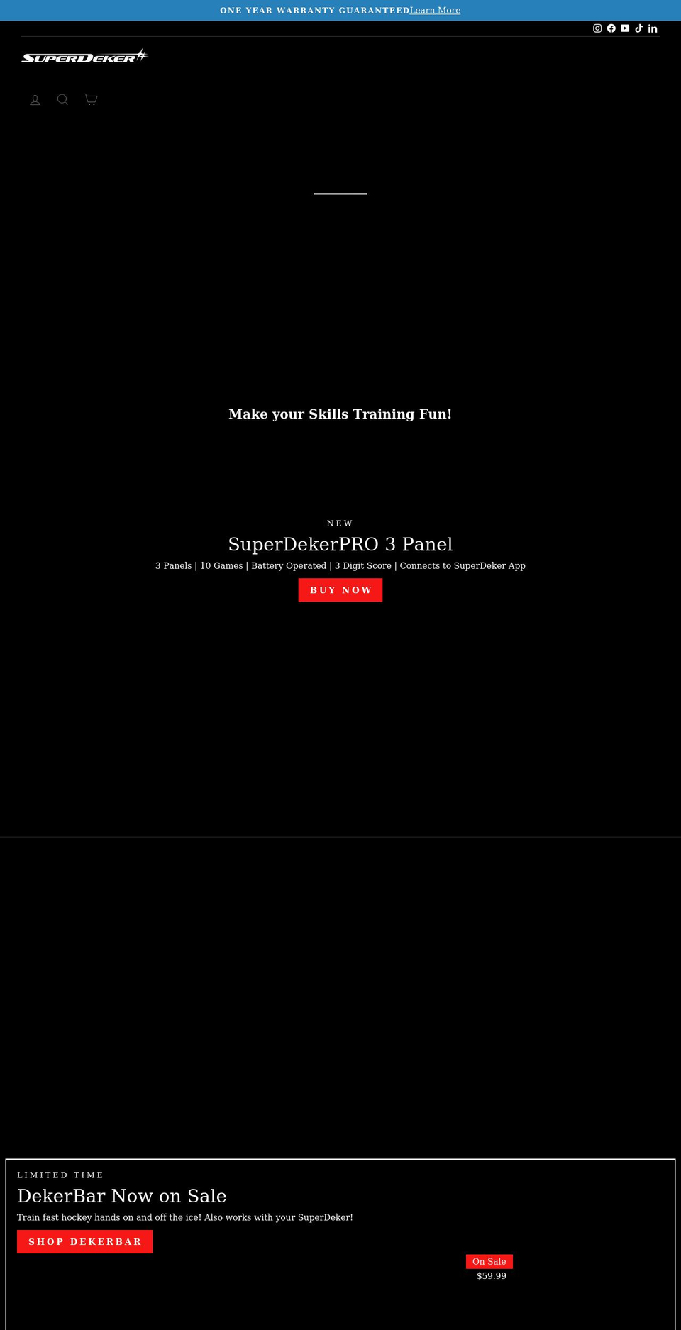 superdeker.com shopify website screenshot