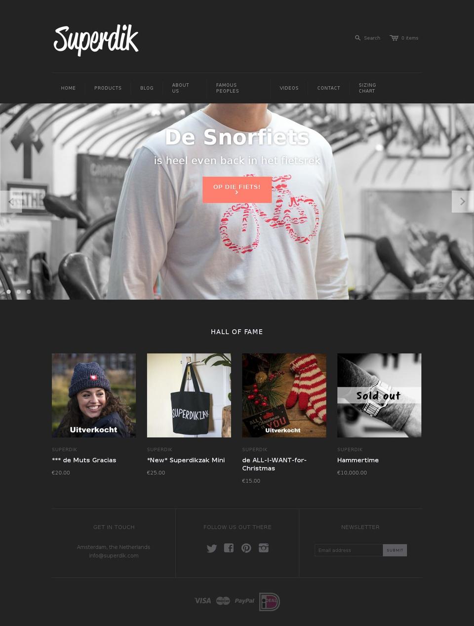 superdik.com shopify website screenshot