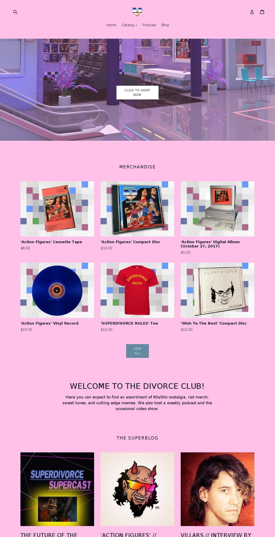superdivorceme.com shopify website screenshot